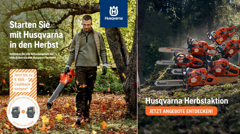 Husqvarna Herbst 2024 Aktion